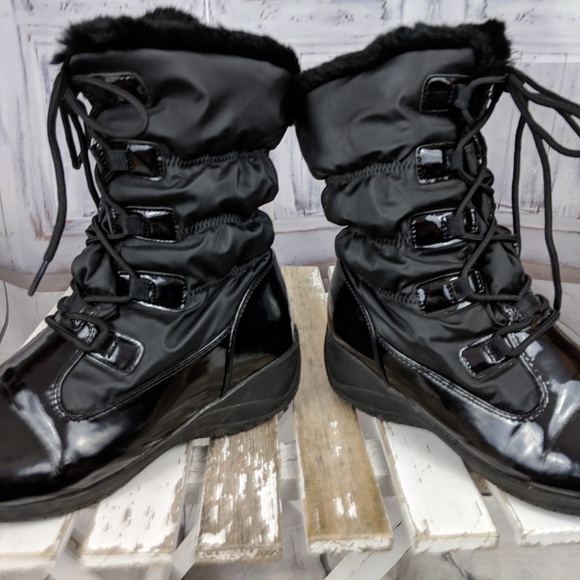 SOLD boot shoes snow warm winter khombu 9 9M blac - Picture 8 of 8